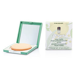 Clinique Stay Matte Powder Oil Free - No. 02 Stay Neutral --7.6g/0.27oz By Clinique