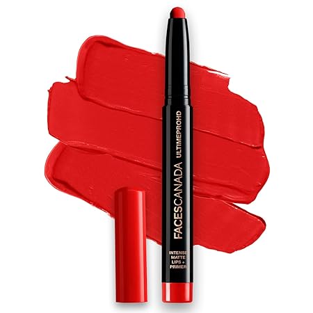 Faces Canada Ultime Pro HD Intense Matte Lipstick + Primer - 1.4 gms