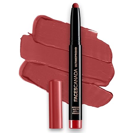 Faces Canada Ultime Pro HD Intense Matte Lipstick + Primer - 1.4 gms