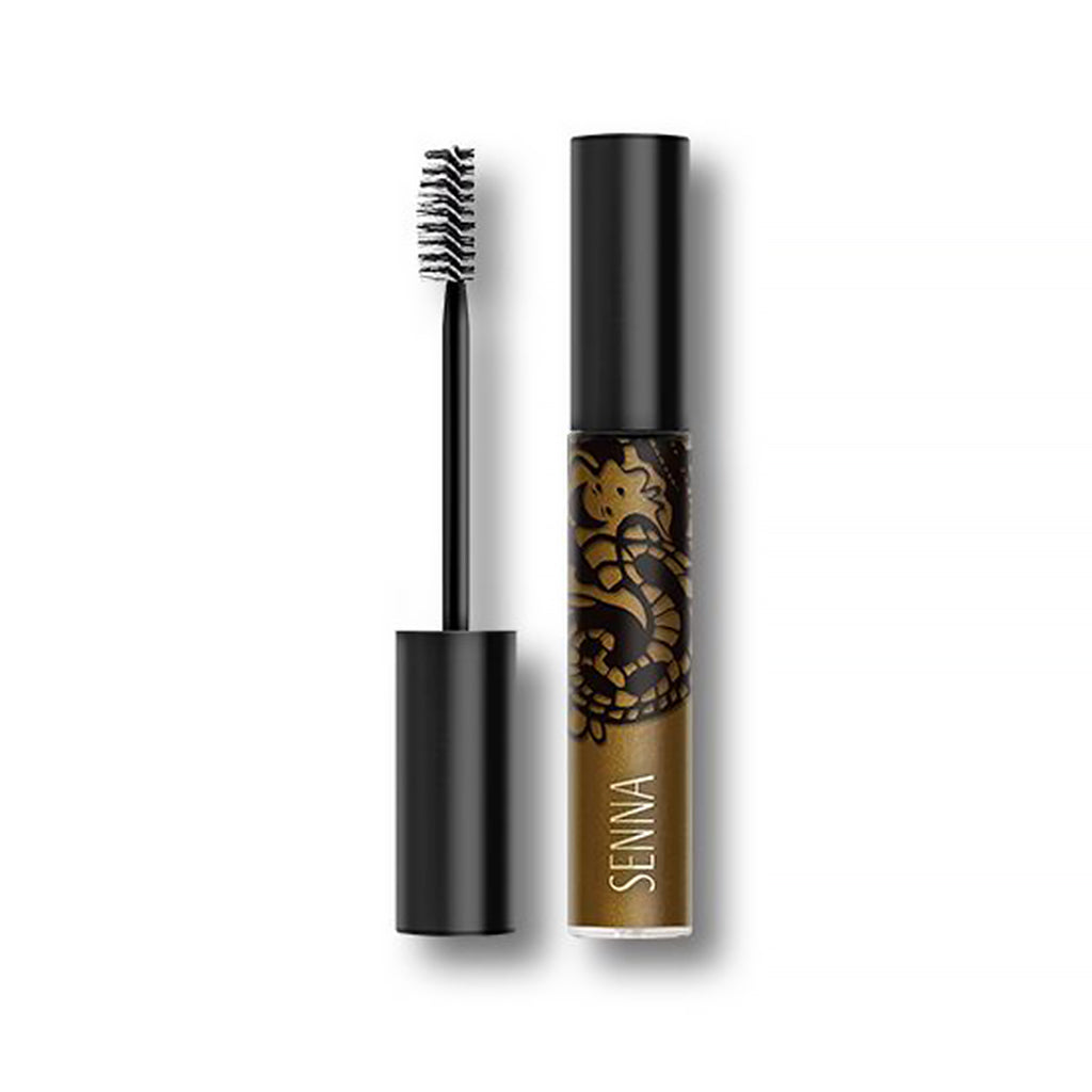 Brow fix setting gel goldenbrown with brushcap by Senna Cosmetics