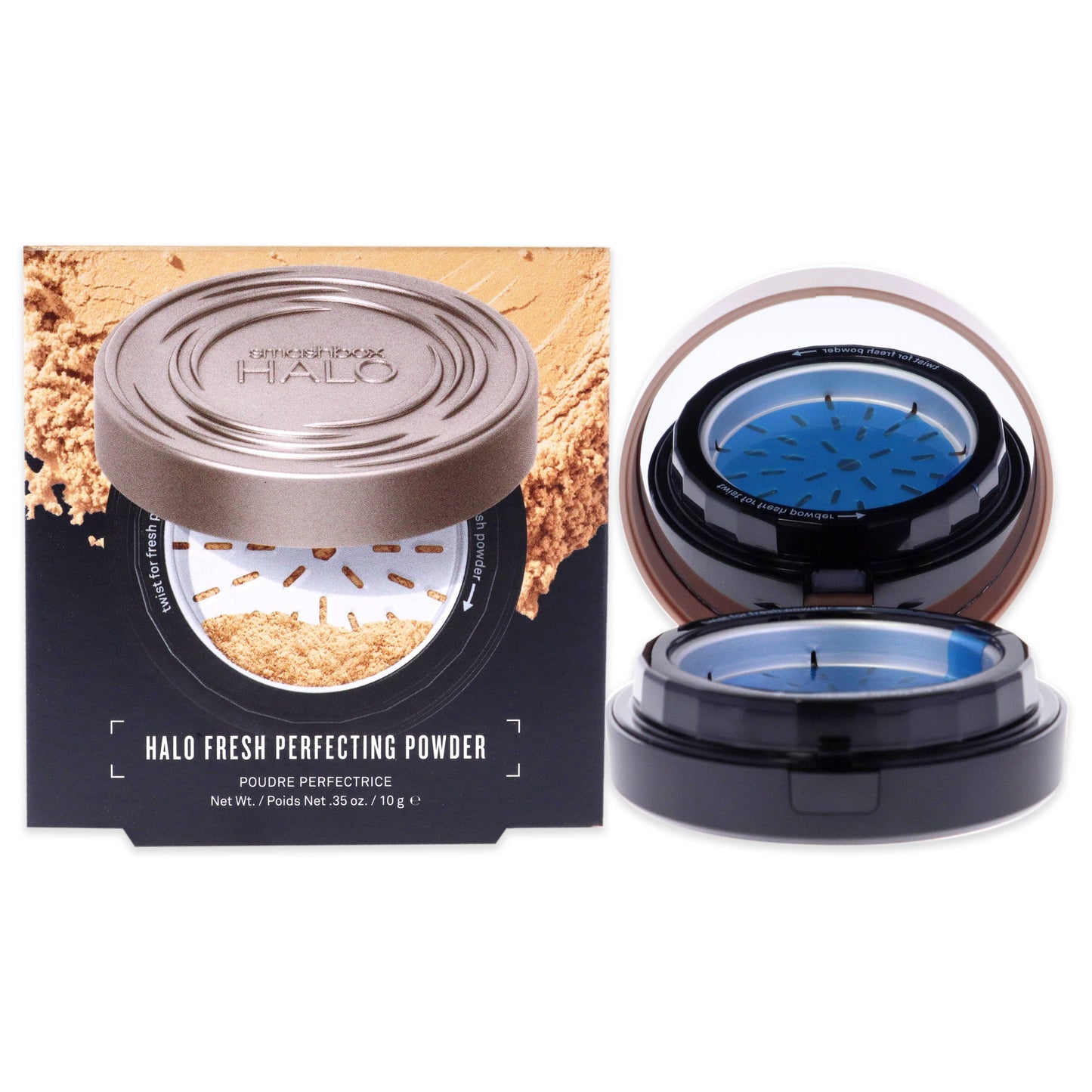 Halo Fresh Perfecting Powder - Light-Medium by SmashBox for Women - 0.35 oz Powder